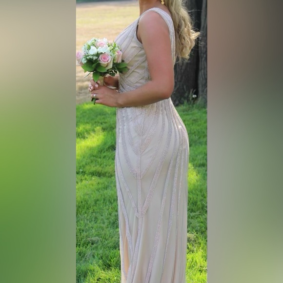 Gold Sherri Hill Prom/Ball Gown Dress - Size 6 - Picture 5 of 7